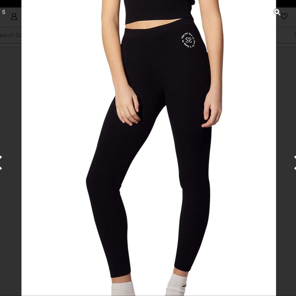 Black  Leggings Sandro